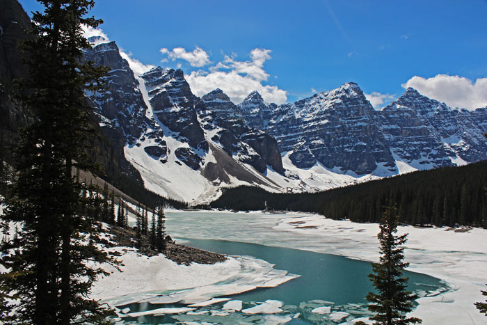 Moraine Lake, Banff-Nationalpark, Alberta, Kanada